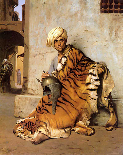 Pelt Merchant of Cairo Jean-Leon Gerome